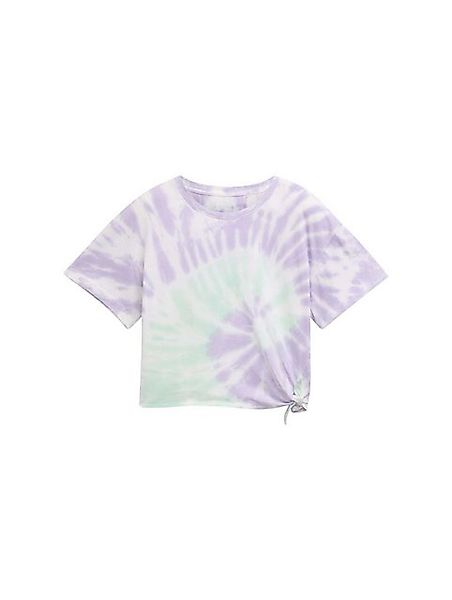 TOM TAILOR T-Shirt Cropped T-Shirt mit Knoten-Detail günstig online kaufen