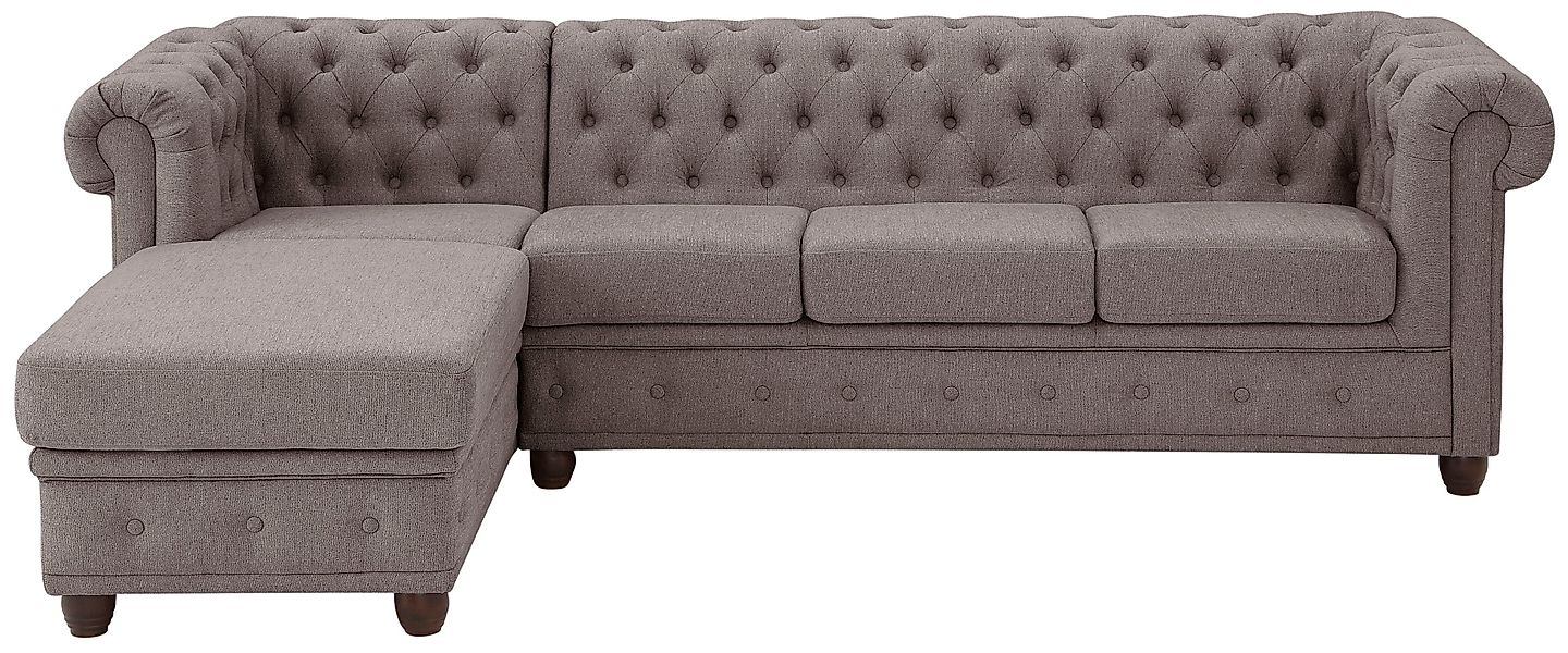Home affaire Chesterfield-Sofa New Castle L-Form, günstig online kaufen