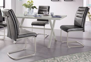 HELA Esszimmerstuhl »Paula Freischwinger« (Set) 4 Stk. Microfaser mit Echte günstig online kaufen