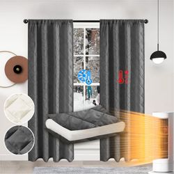 Jibenhome Vorhang Winter Wärme Thermovorhang Dicke günstig online kaufen