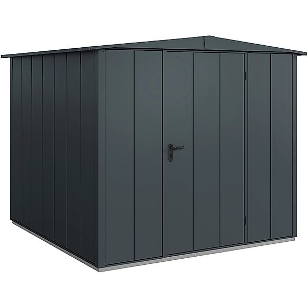 Hörmann Gerätehaus Elegant mit Satteldach Typ 2 RAL7016 Anthrazitgrau Einze günstig online kaufen