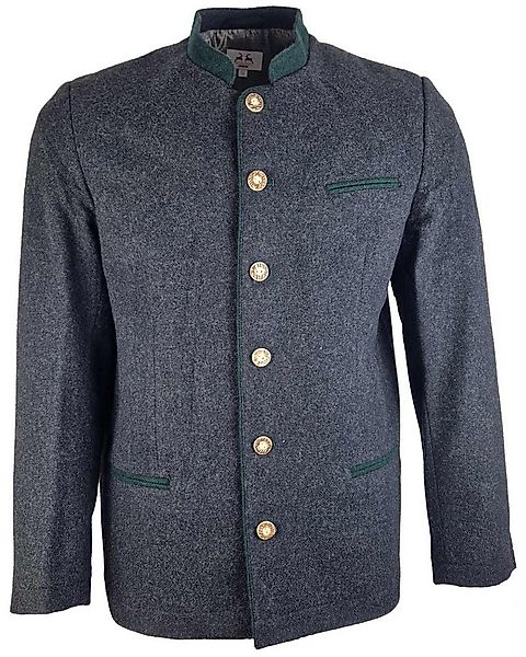 Maddox Trachtenstrickjacke Trachtenjacke Janker 'Erlach', Anthrazith Grün günstig online kaufen