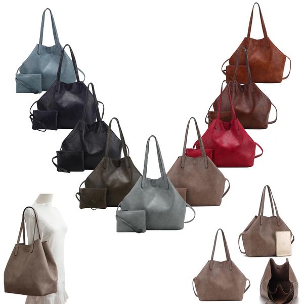 ITALYSHOP24 Schultertasche Damen Tasche SET 2in1 günstig online kaufen
