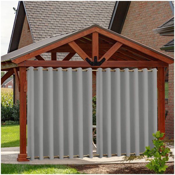 Qelus Gardine Outdoor Vorhang Sichtschutz,Wetterfest Blickdicht günstig online kaufen