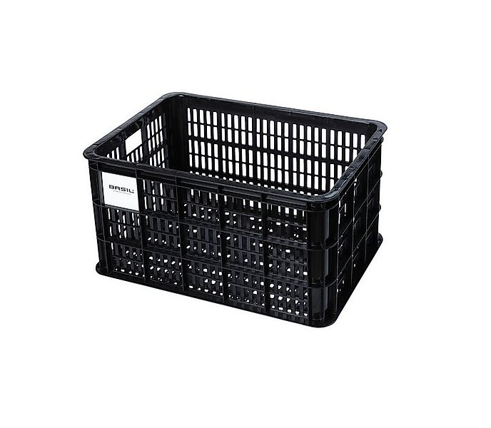 Basil Fahrradkorb Fahrradkasten Crate L schwarz, 40ltr, Kunststoff günstig online kaufen