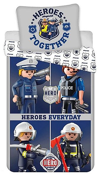 Playmobil® Kinderbettwäsche Playmobil, Renforcé, 2 teilig günstig online kaufen