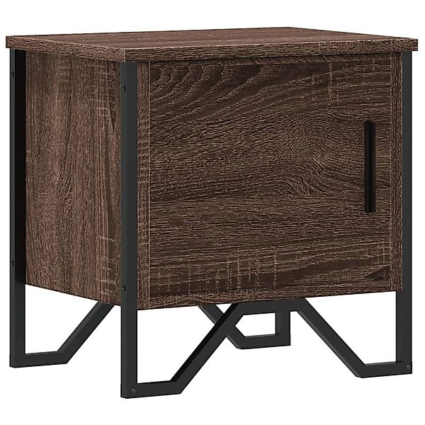 vidaXL Nachttisch Braun Eichen-Optik 40x30x40 cm Holzwerkstoff 848522 günstig online kaufen