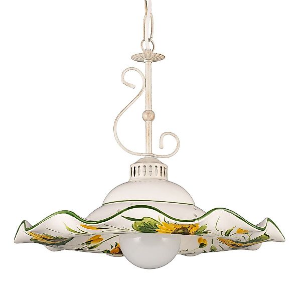 Helios Leuchten Pendelleuchte Küchenlampe Keramik, Keramiklampe, günstig online kaufen