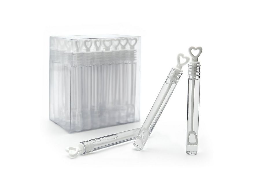 BigDean Seifenblasenspielzeug Hochzeit 96 Stück - Perfekt als Hochzeitsdeko günstig online kaufen