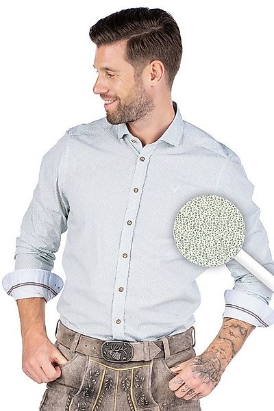Hatico Trachtenhemd Trachtenhemd - ONOFRIO - weiß/grün günstig online kaufen