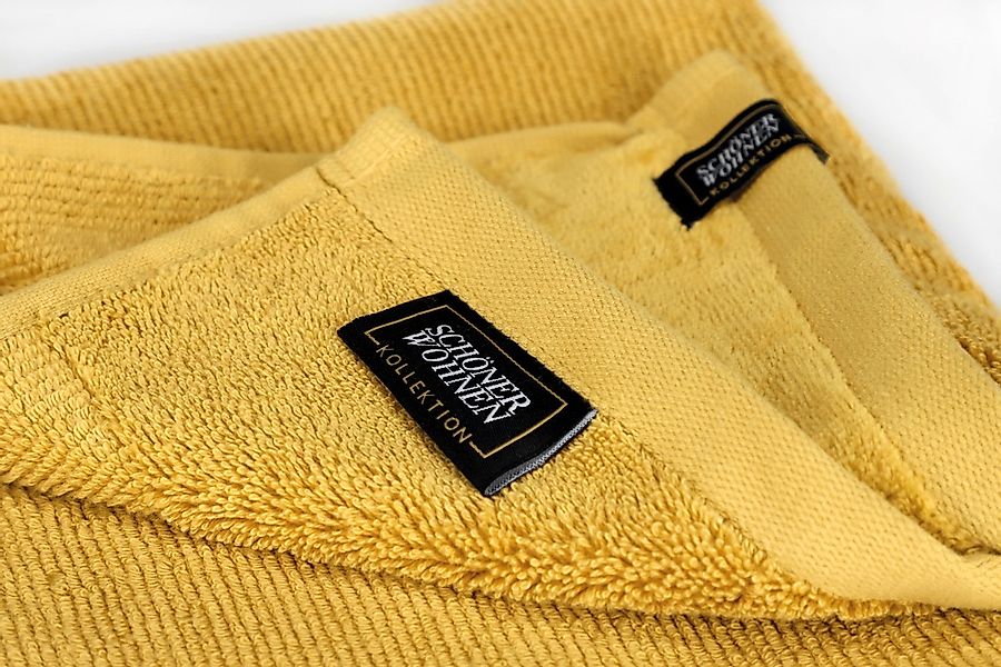 SCHÖNER WOHNEN-Kollektion Badetuch "Sense" mit Velourborte, hautschmeicheln günstig online kaufen