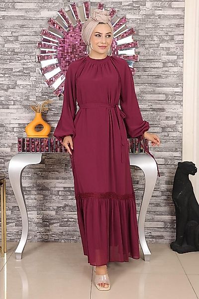 MODAMİHRAM Abendkleid Detailspitze Chiffon Abendkleid günstig online kaufen