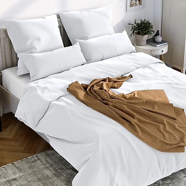 Wolkenfeld Bettwäsche "Mako-Satin Baumwollsatin Sommerbettwäsche" 3 Stk. tl günstig online kaufen