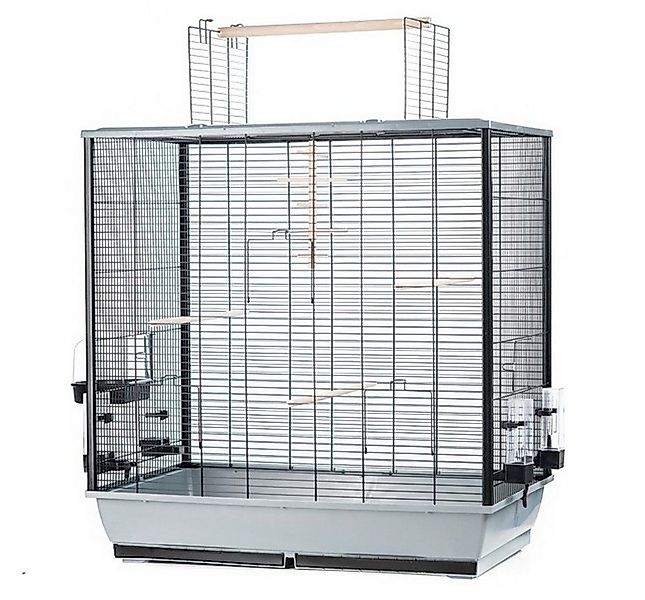 Ollesch Vogelkäfig Großer Vogelkäfig Wellensittich Großsittich mit Freisitz günstig online kaufen