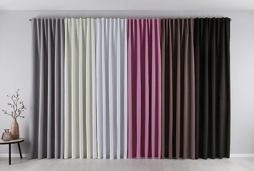 Gardinenbox Vorhang, Schlaufen (1 St), abdunkelnd günstig online kaufen