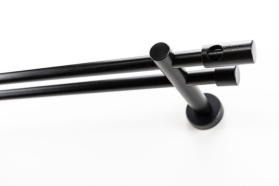 GARESA Gardinenstange "PANDRI" Ø 20 mm 2 läufig-läufig Wunschmaßlänge Vorha günstig online kaufen