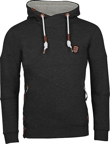 Indicode Kapuzensweatshirt AIX Hooded Sweater Black günstig online kaufen