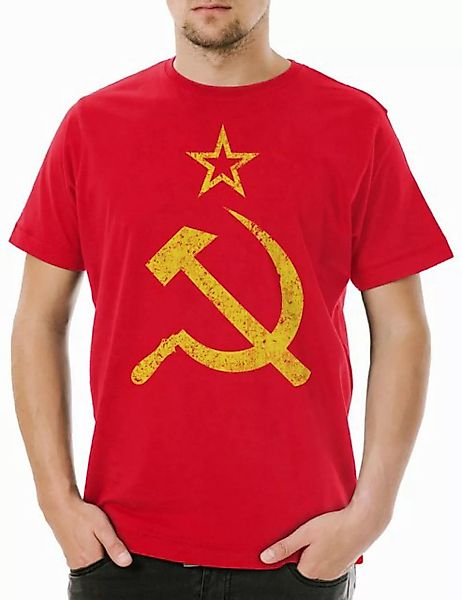 Urban Backwoods Print-Shirt Soviet Sign Herren T-Shirt Moskau Roter Platz K günstig online kaufen