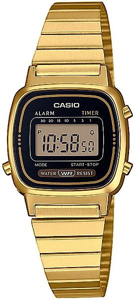 CASIO VINTAGE Chronograph LA670WEGA-1EF, Quarzuhr, Armbanduhr, Damenuhr, Di günstig online kaufen