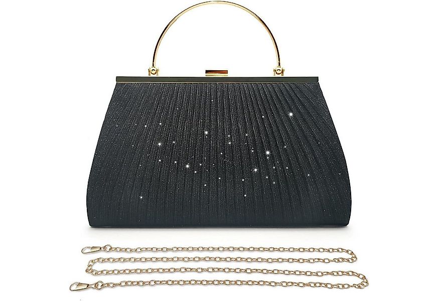 LuxusKollektion Clutch Kleine Glitzer Clutch Tasche für Hochzeit Party Date günstig online kaufen