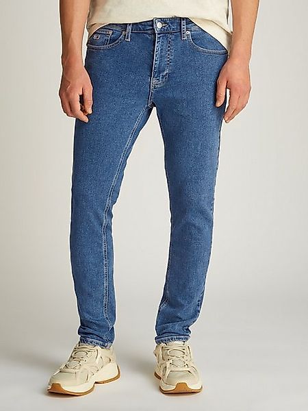 Tommy Jeans Tapered-fit-Jeans Austim Slim Tapered mit Logostickereien günstig online kaufen