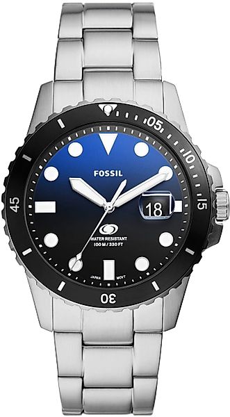 Fossil Quarzuhr FOSSIL BLUE FS6038, Armbanduhr, günstig online kaufen