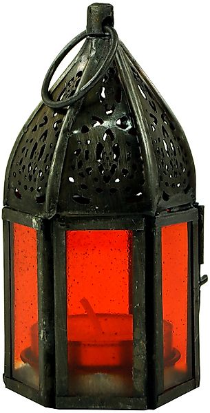 Guru-Shop Kerzenlaterne Orientalische Metall/Glas Laterne in.. günstig online kaufen