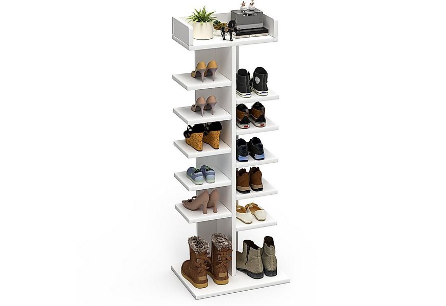 oyajia Schuhregal mit 12 Ebenen, Schuhregal schmal platzsparend, für Eingan günstig online kaufen
