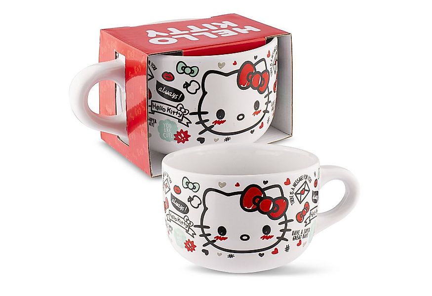 Hello Kitty Plüschfigur Hello Kitty Jumbo Becher - Keramikbecher Hello Kitt günstig online kaufen