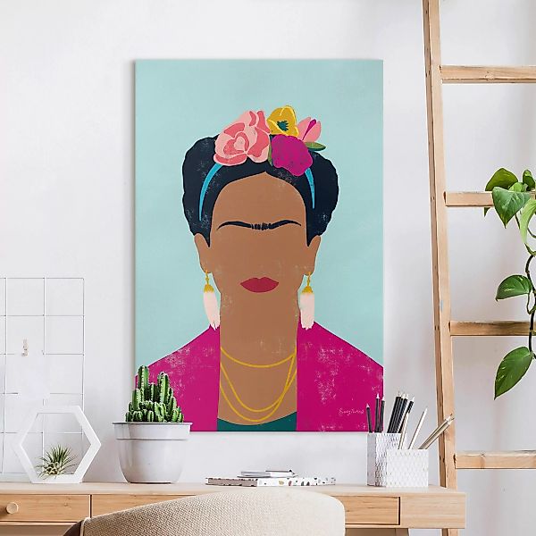 Leinwandbild Frida Collage günstig online kaufen
