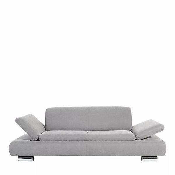 Sofa mit Fußgestell aus Metall 221 cm breit günstig online kaufen