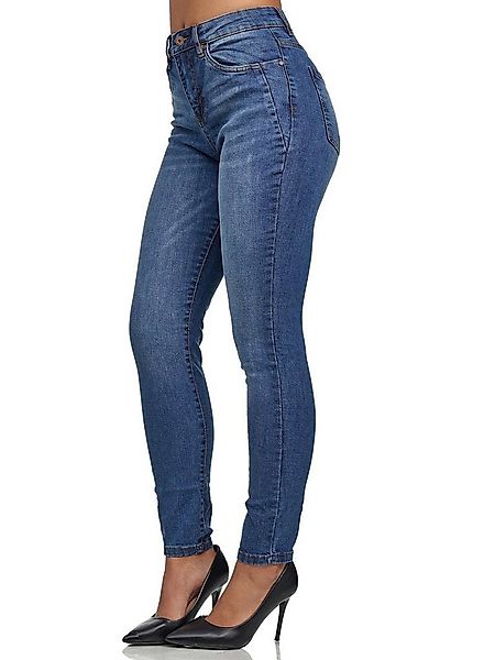 Tazzio High-waist-Jeans F107 Damen Skinny Fit Jeanshose günstig online kaufen
