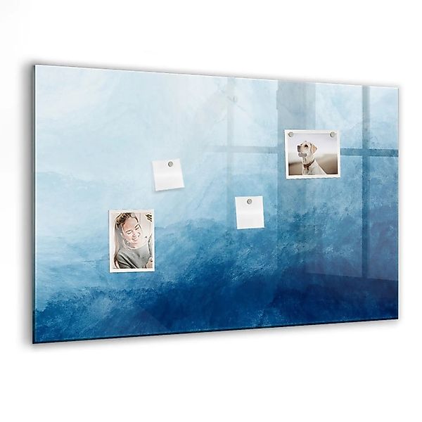 Tulup Glasmagnettafel Abstraktes Wasser 90x60 cm Glastafel Magnetisch Besch günstig online kaufen