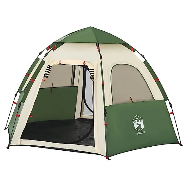vidaXL Campingzelt 4 Personen Grün Quick Release 4005332 günstig online kaufen