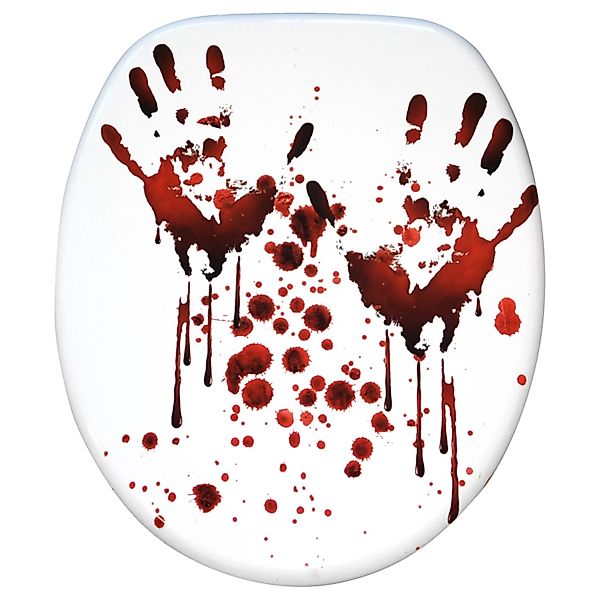 Sanilo WC Sitz Blood Hands, Hochwertiger und Stabiler Toilettendeckel aus H günstig online kaufen