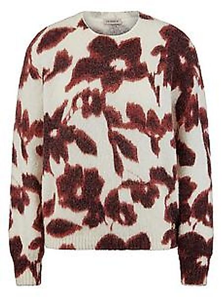 Rundhals-Pullover Uta Raasch weiss günstig online kaufen