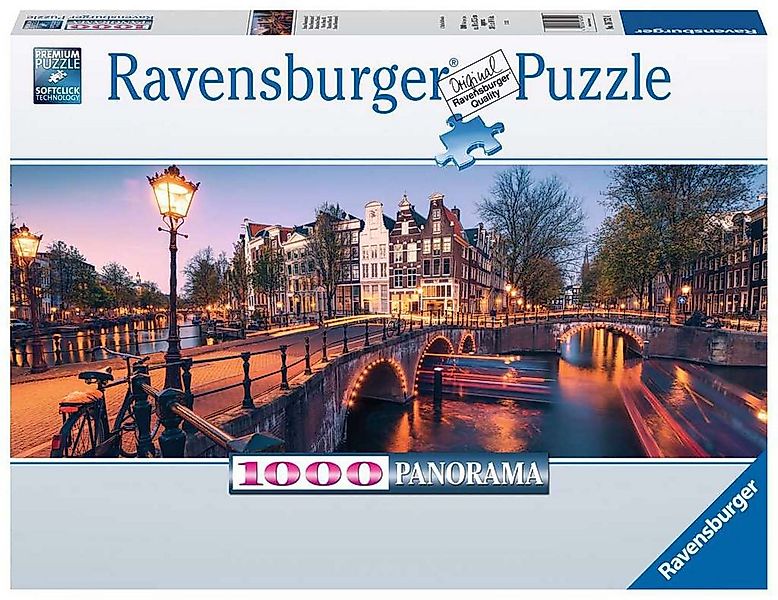 Ravensburger Puzzle Ravensburger 16752 - Abend in Amsterdam - 1000 Teile, P günstig online kaufen