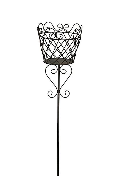 finehomegarden Gartenstecker Korb am Stab Pflanzkorb günstig online kaufen