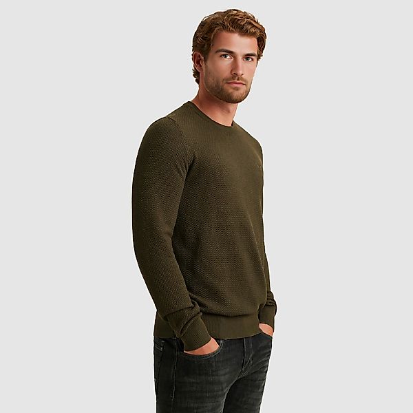 PME Legend Herren Rundhals Pullover R-NECK COTTON MODAL - Regular Fit günstig online kaufen