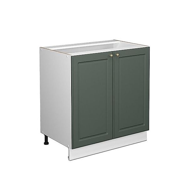 Vicco Midischrank Fame-Line Grün-Gold Landhaus/Weiß 80 x 82 cm mit Regal oh günstig online kaufen