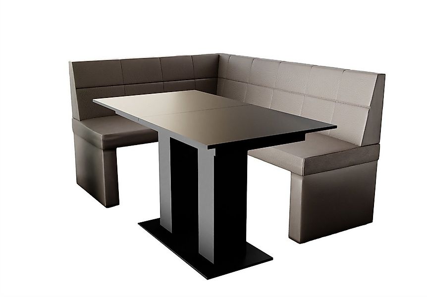 Fun Möbel Eckbankgruppe Eckbankgruppe „BLAKE“ Größe 168x128cm mit Tisch Sch günstig online kaufen