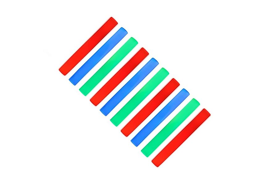 relaxdays LED Dekolicht 10er Set LED Leuchtstäbe aus Schaumstoff günstig online kaufen