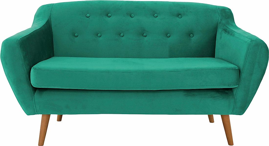 Home affaire 2-Sitzer "Renne" mit Heftung im Rücken im skandinavischem Stil günstig online kaufen