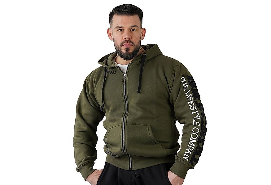 BRACHIAL THE LIFESTYLE COMPANY Kapuzensweatjacke Brachial Zip-Hoody "Gym" m günstig online kaufen