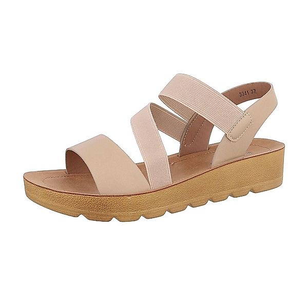Ital-Design Damen Freizeit Riemchensandalette (86345243) Keilabsatz/Wedge günstig online kaufen
