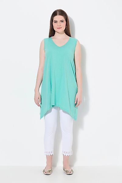Ulla Popken Longshirt Longtop Zipfelsaum A-Linie günstig online kaufen