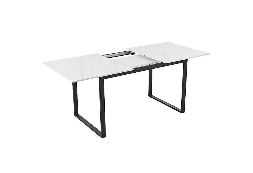 KLAM HOME Esstisch Esszimmertisch Teleskoptisch rechteckig Tisch 140/180x80 günstig online kaufen
