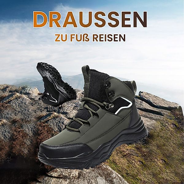 Refttenw Herren Schneestiefel,Warm Gefüttert, Rutschfest,Wasserabweisend Wi günstig online kaufen