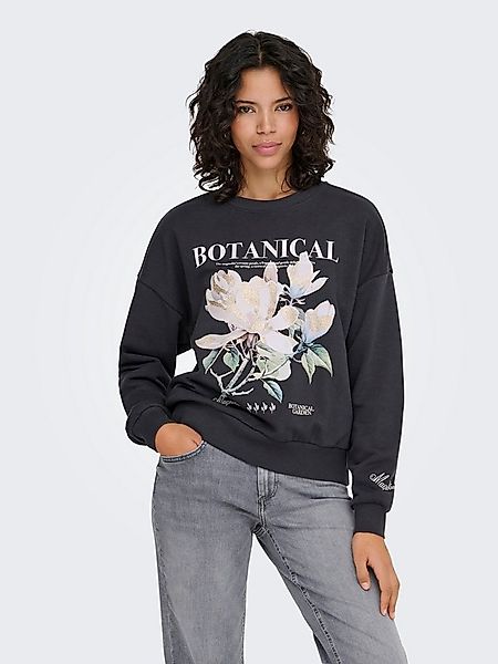ONLY Sweatshirt ONLFLEUR L/S O-NECK BOX UB SWT Baumwollmischung, oversize, günstig online kaufen