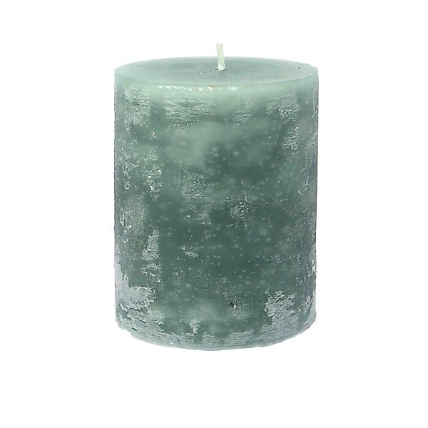 B&S Stumpenkerze Kerze durchgefärbt mint 7,5 günstig online kaufen
